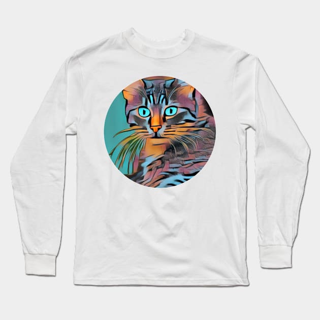 Chubby mycat, revolution for cats Long Sleeve T-Shirt by GoranDesign